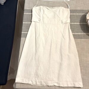 Vineyard vines white strapless dress size 8